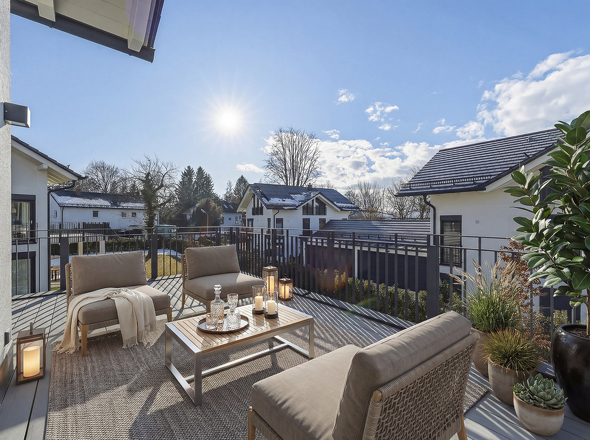 Südwestbalkon visualisiert