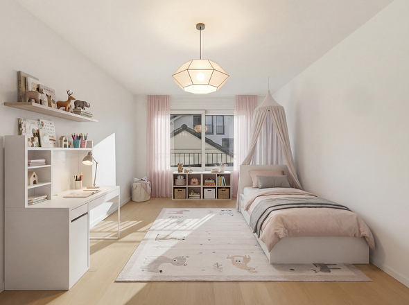 Kinderzimmer visualisiert