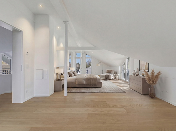 Schlafzimmer visualisiert