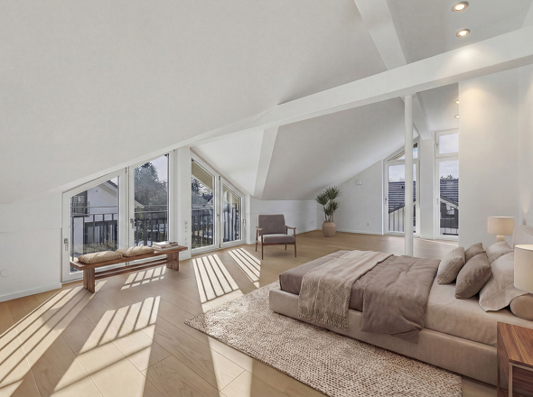 Dachgeschoss visualisiert