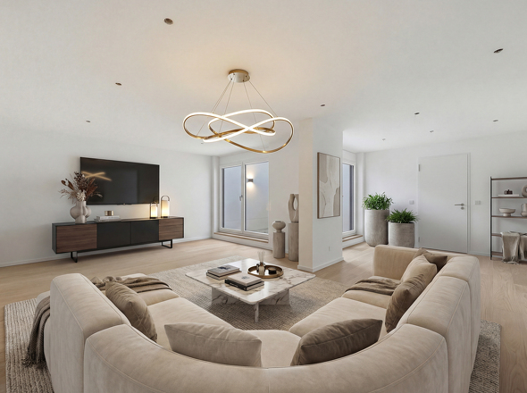 Gästebereich visualisiert