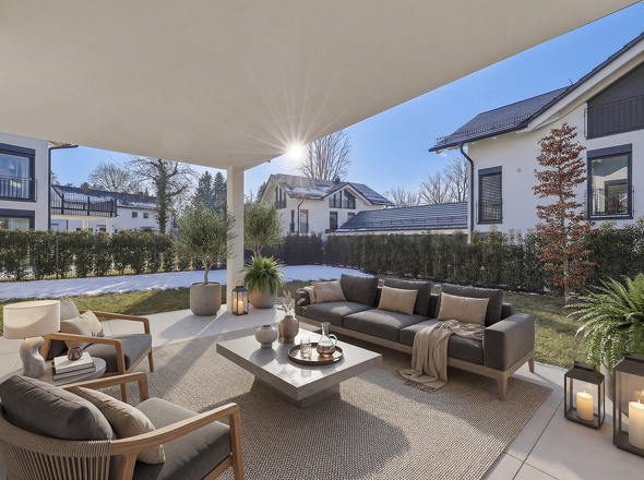 Terrasse visualisiert