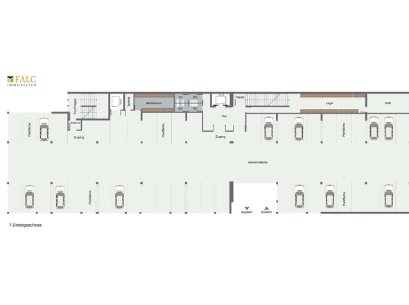 Grundriss 1. Untergeschoss