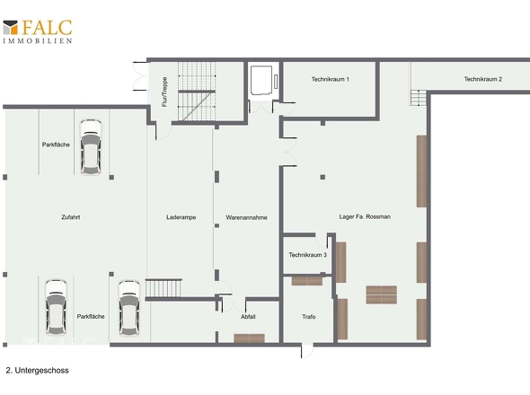 Grundriss 2. Untergeschoss