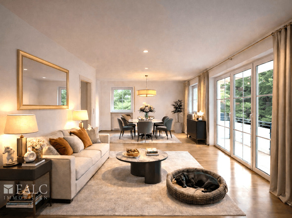 Wohnzimmer Einrichtungsbeispiel 