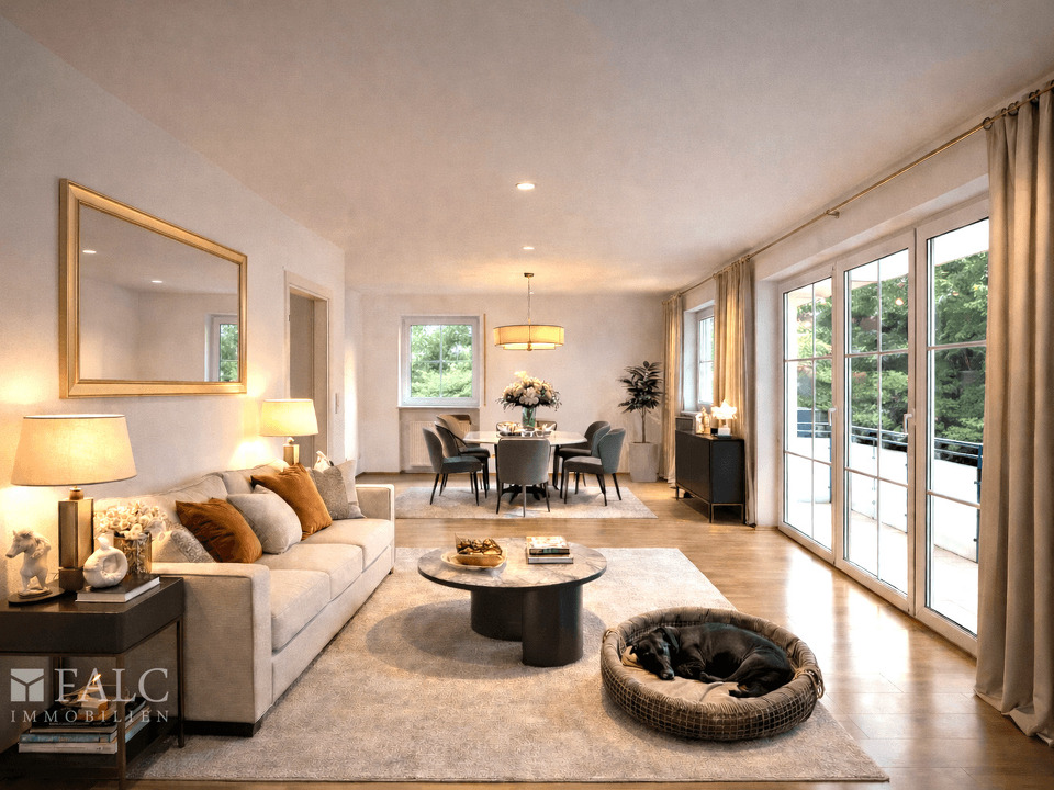 Wohnzimmer Einrichtungsbeispiel 