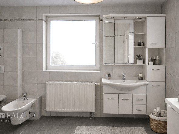 Bad mit Fenster Visualisierung