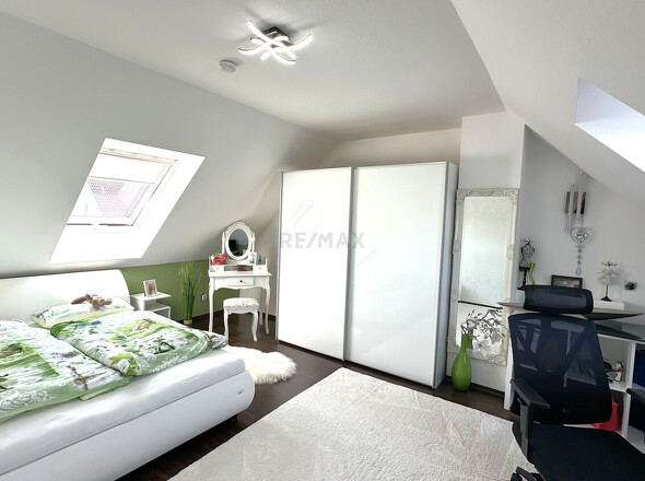 Schlafzimmer im Dachgeschoss