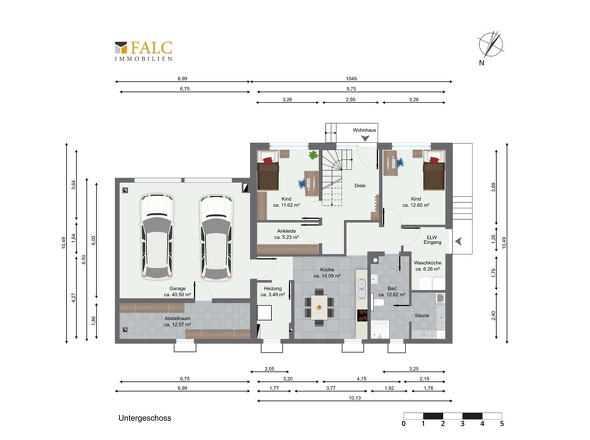 Grundriss Untergeschoss