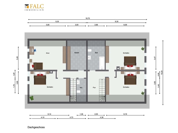 Grundriss Dachgeschoss