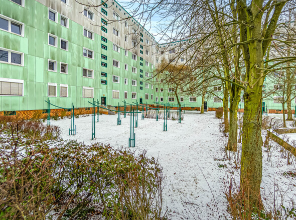 Innenhof Wäschespinnen