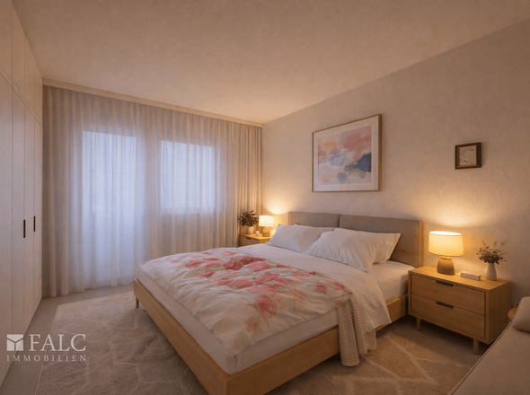 Einrichtungsbeispiel Schlafzimmer