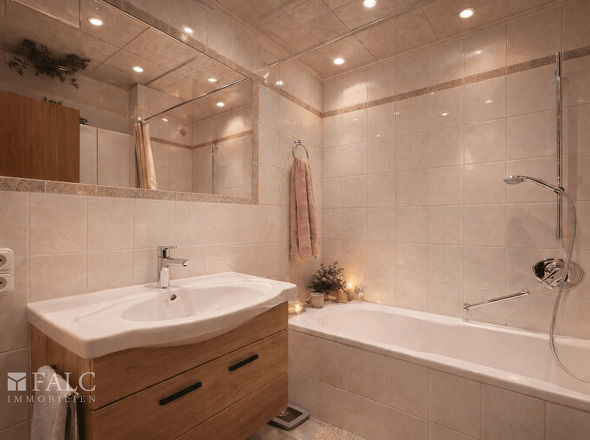 Einrichtungsbeispiel Badezimmer