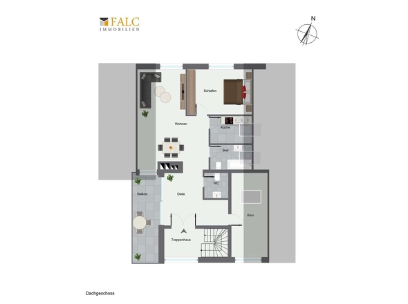 Grundriss Dachgeschoss