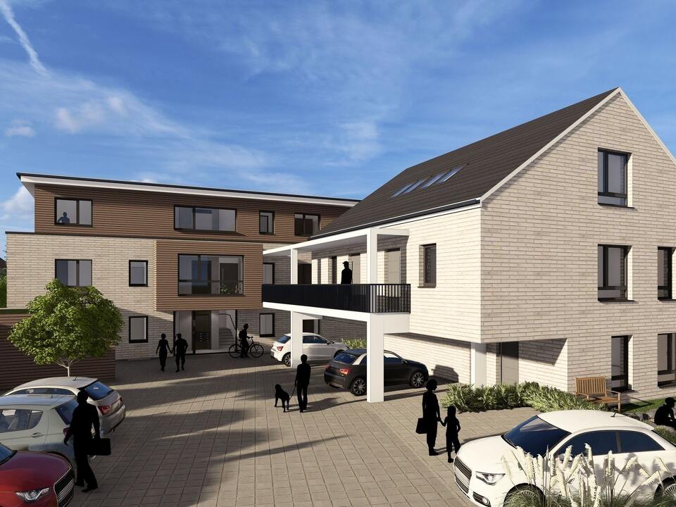 Wohnen auf 2 Ebenen im vorderen Gebäude des Wohnensembles