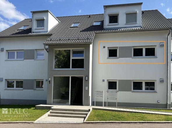 Außenansicht mit Markierung OG