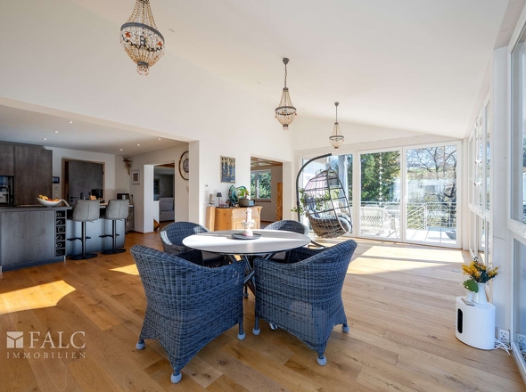 Wintergarten Blick Küche