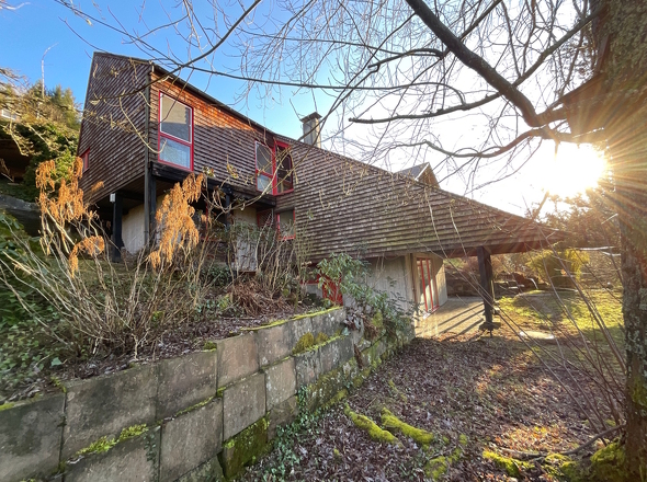 Hausansicht vom Garten