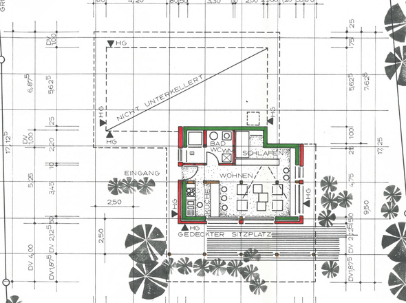 Grundriss Ebene 4  Gartengeschoß ELW_1
