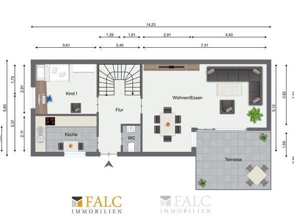 Grundriss Erdgeschoss