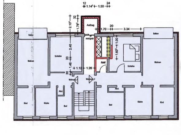 1. OG & 2. OG Grundriss