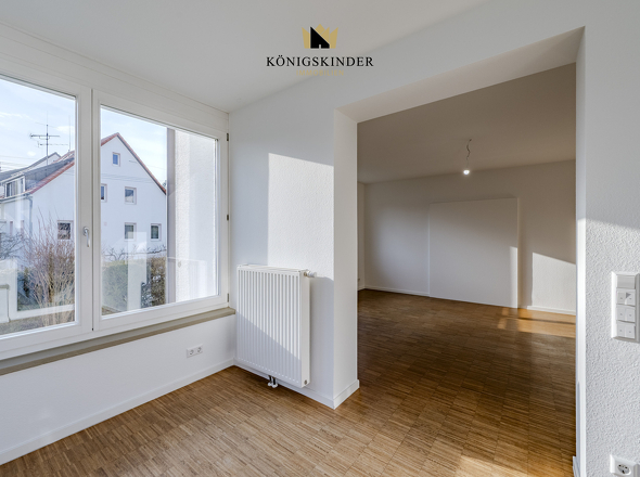 Wohn- und Essbereich Dachgeschoss