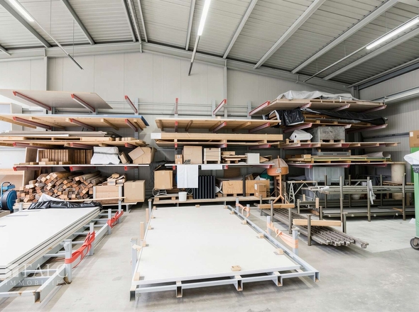 Lagerfläche in der Produktion