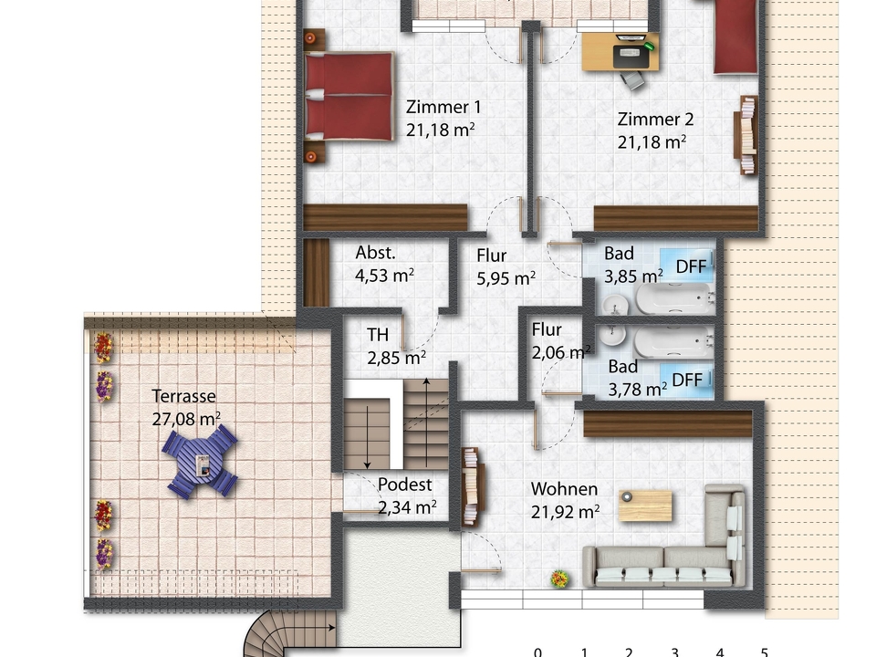 Grundriss Dachgeschoss