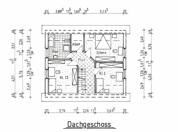 Grundriss Dachgeschoss