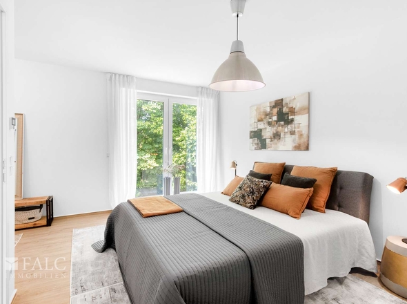 Schlafzimmer mit Bad en Suite