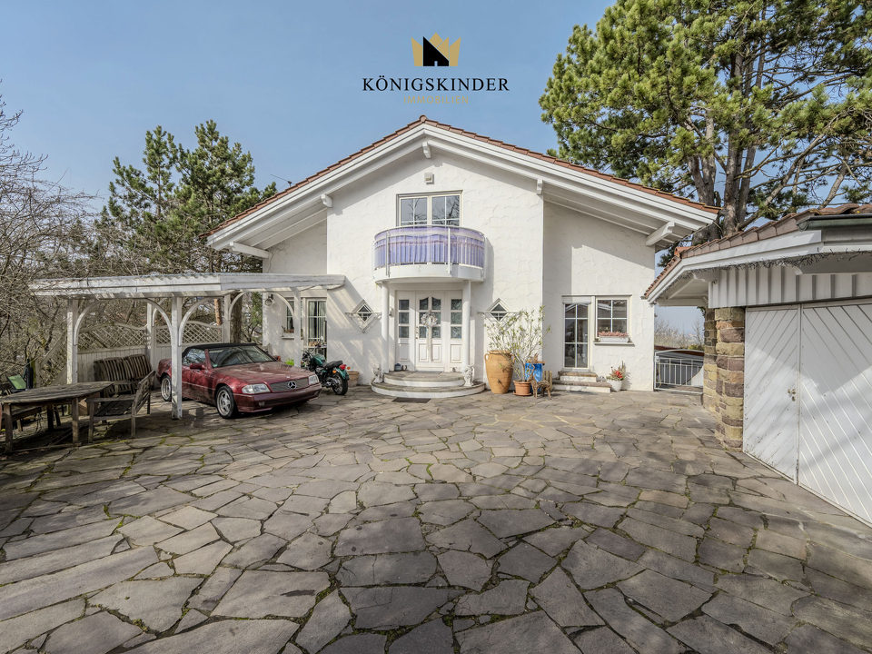 Repräsentativer Vorplatz mit Hauszugang