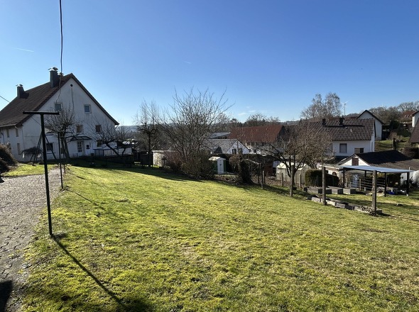 Garten mit Blick über Kirchheide
