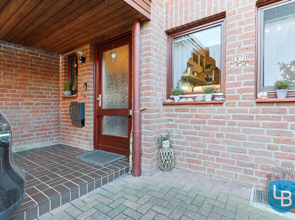 Überdachter Hauseingang