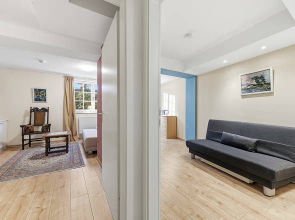 Blick in die Gästezimmer