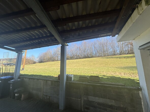 Natur direkt angrenzend