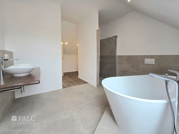 Badezimmer Dachgeschoss