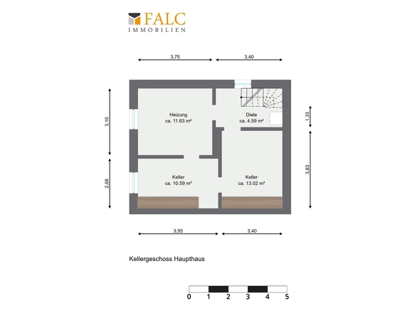 Kellergeschoss  Haupthaus