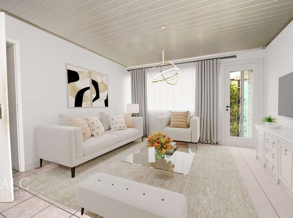 Gemütliches Beisammensein im Erdgeschoss