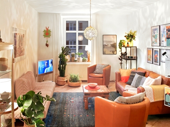 Helles Wohnzimmer