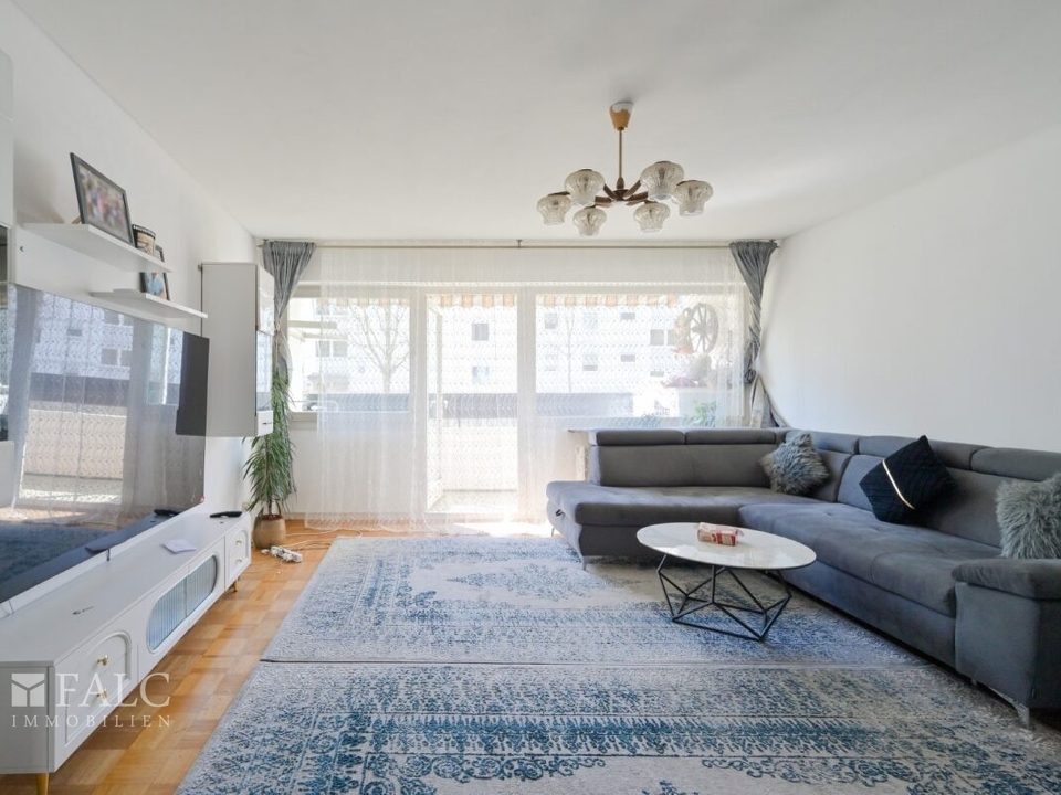 Wohnzimmer Blick Terrasse