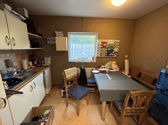 Pausenraum im Ladenlokal