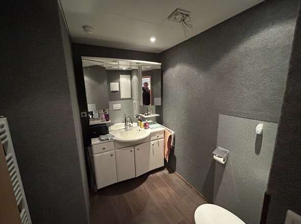 Kunden-WC im Ladenlokal