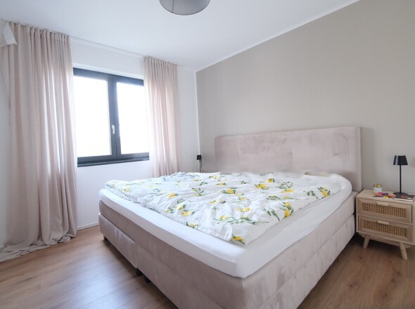 Schlafzimmer mit Bad