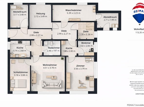 REMAX Immobilien DeLux Einfamilienhaus Grundriss KG Saarlouis Mark Borowicz