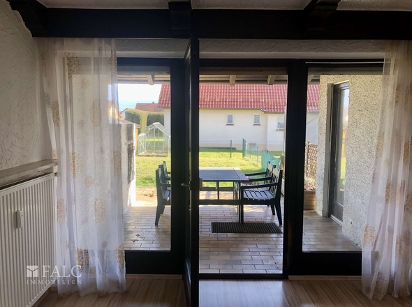 EG: Süd-Loggia-Terrasse