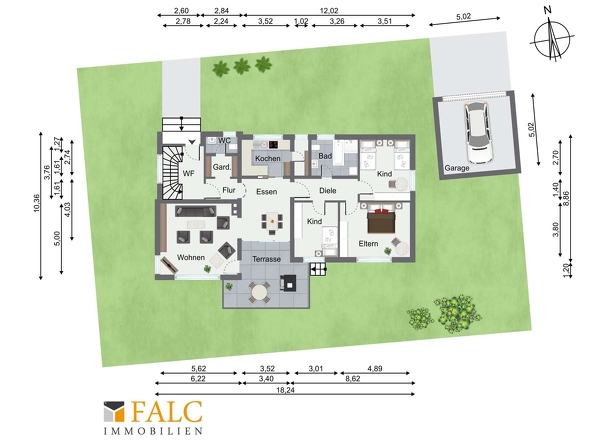 Grundriss Erdgeschoss