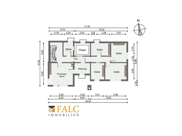 Untergeschoss: Ausgebaut zur  ELW
