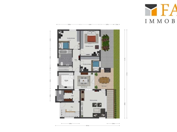 Erdgeschoss: Grundriss