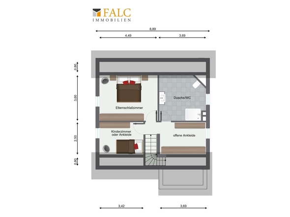 Dachgeschoss Haupthaus