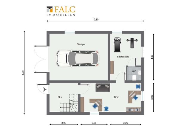 Erdgeschoss Nebenhaus